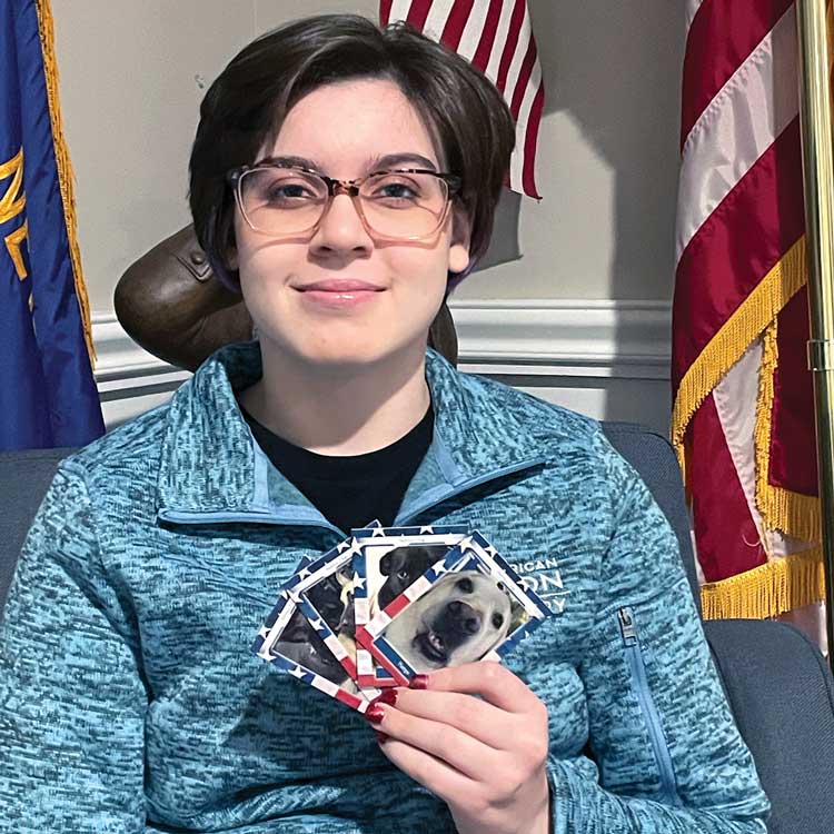 New Jersey Unit 286 Junior member Rosie Widmer