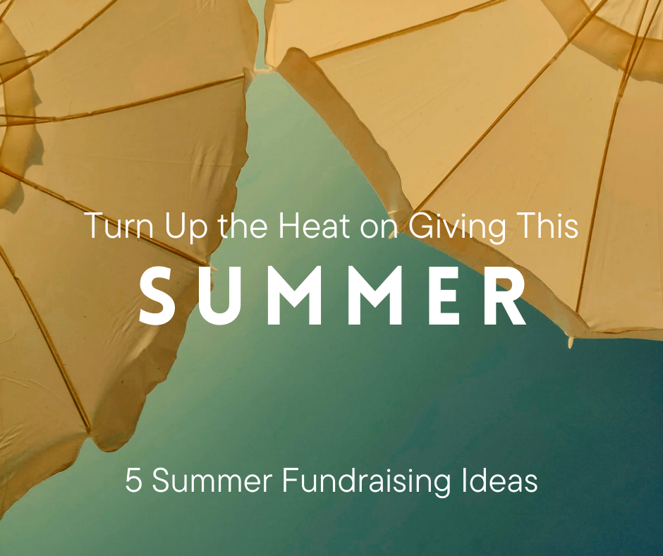 graphic of fundraising ideas