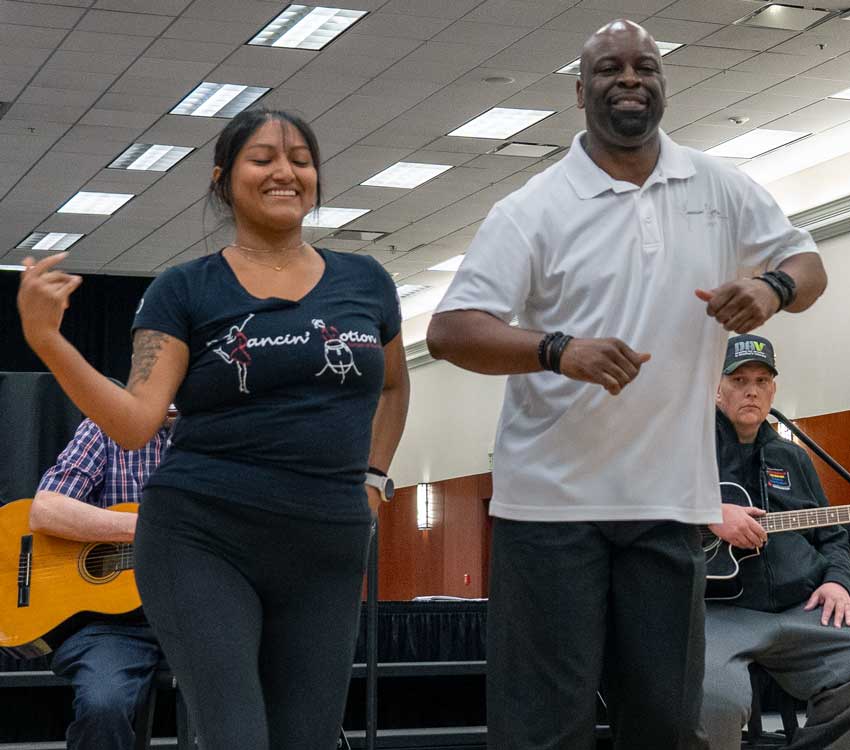 NVCAF veteran and dance partner 