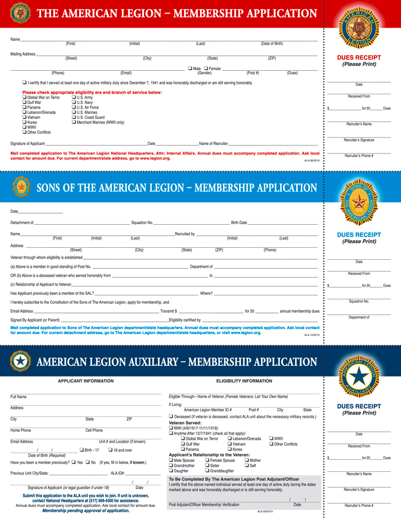 TAL Family Membership Applications