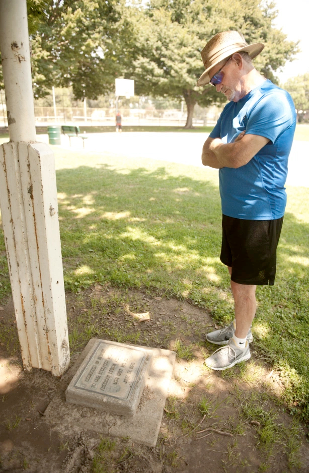 Flagpole Memorial dedication