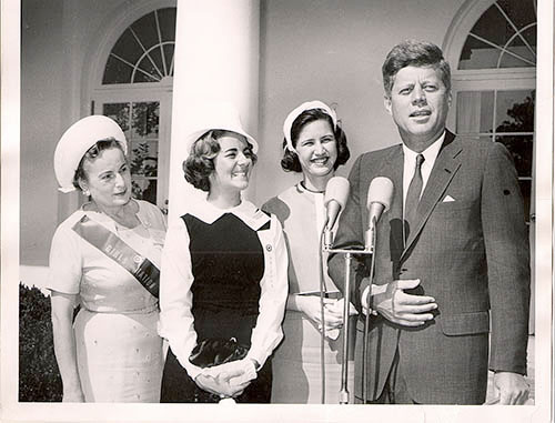 Kennedy with ALA Members