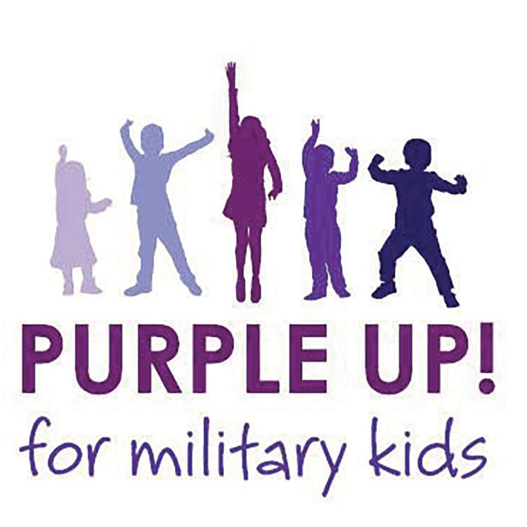 Purple Up for military kids