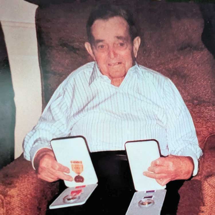 A long-awaited Purple Heart for World War II veteran