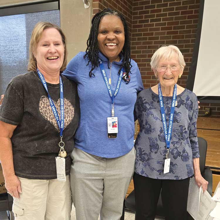 ALA volunteer with others 