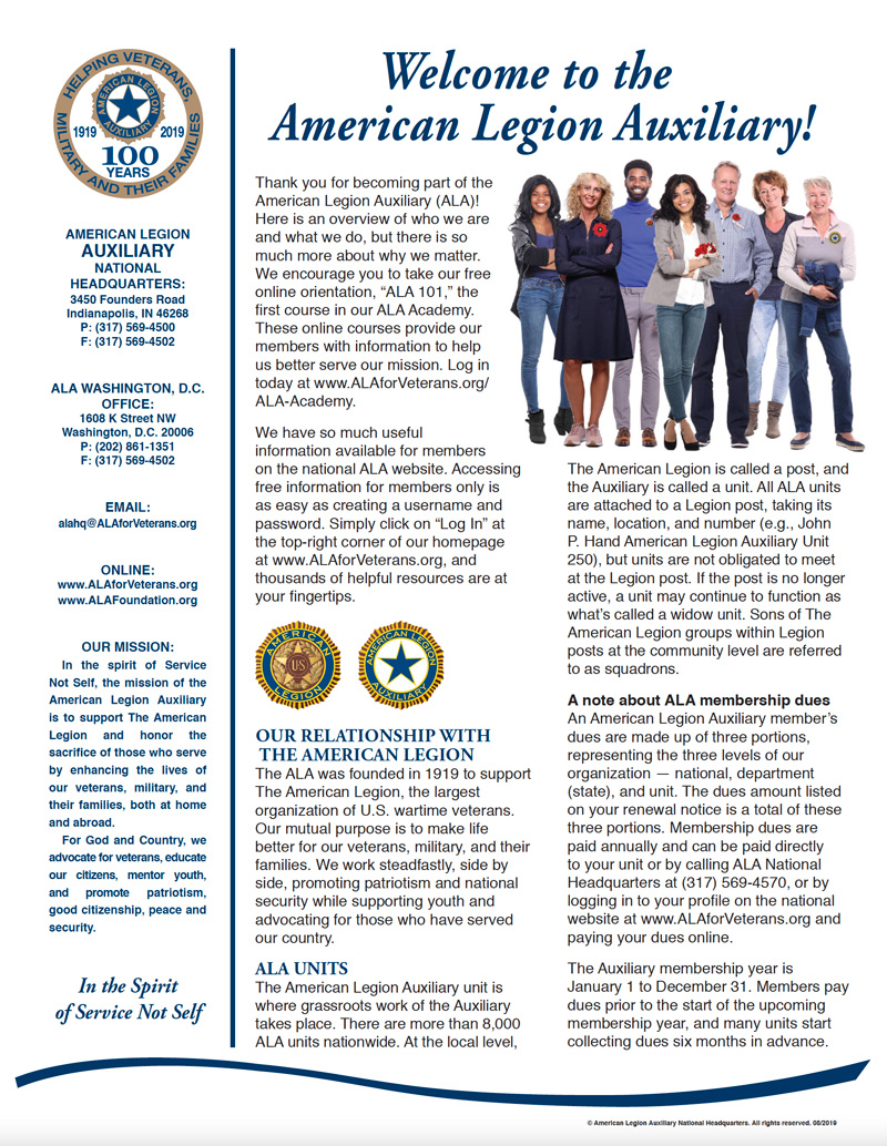 New Member Welcome Flyer
