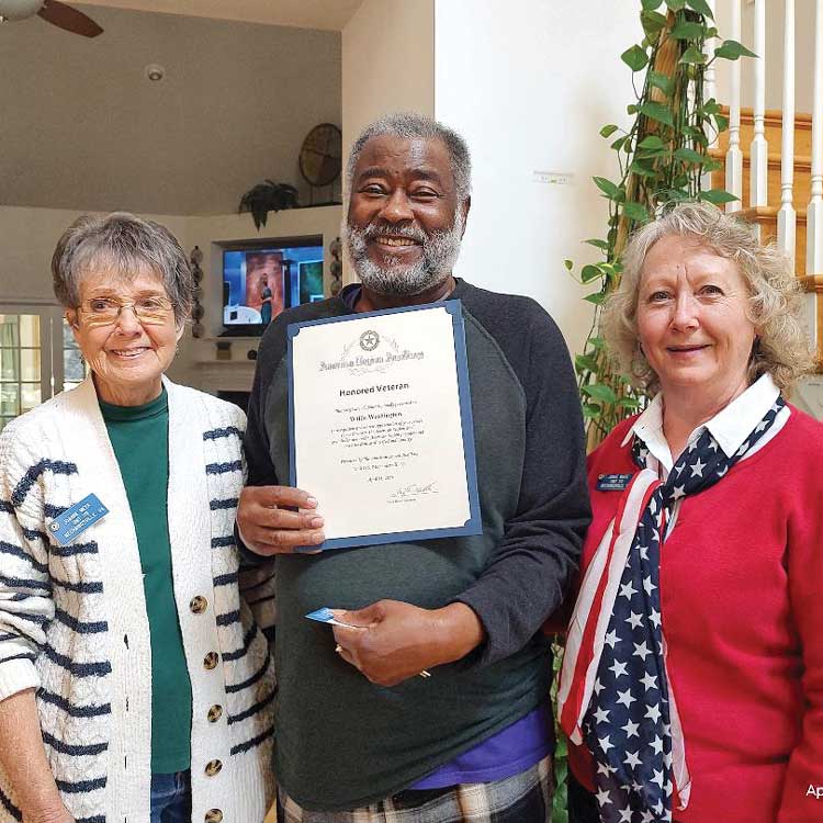 Virginia unit honors its post home veterans through monthly recognition