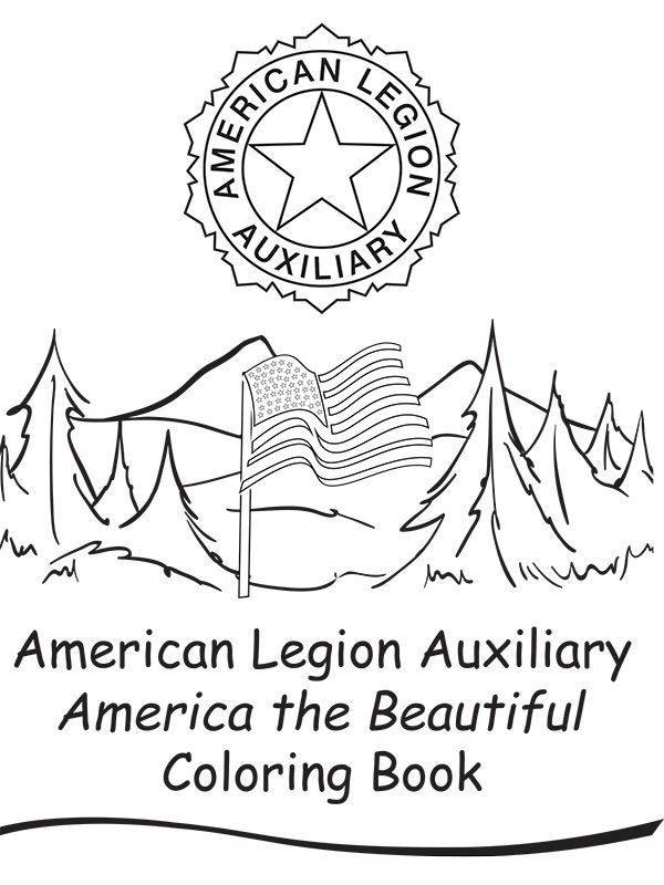 America the Beautiful Coloring Book